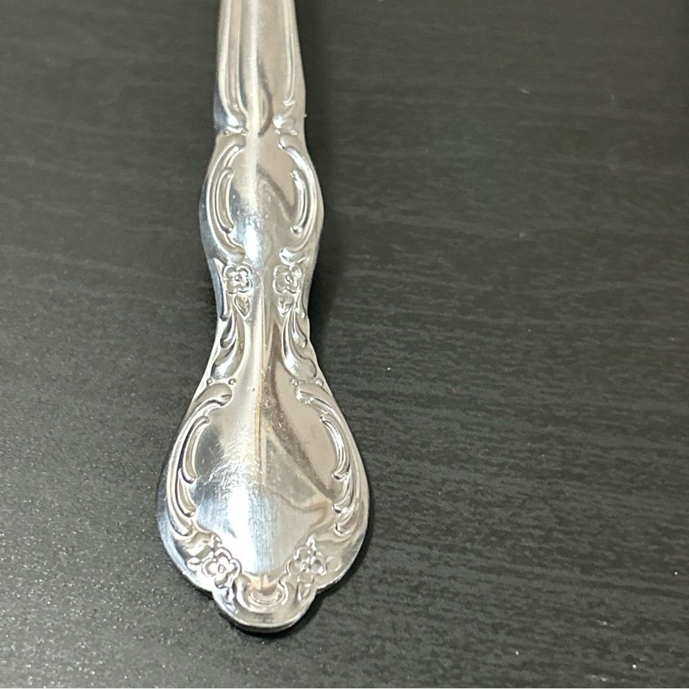 WM Rodger’s & Son Royal Manor Stainless 2 Serving Forks  & Ice Tea Spoon - Picture 2 of 6
